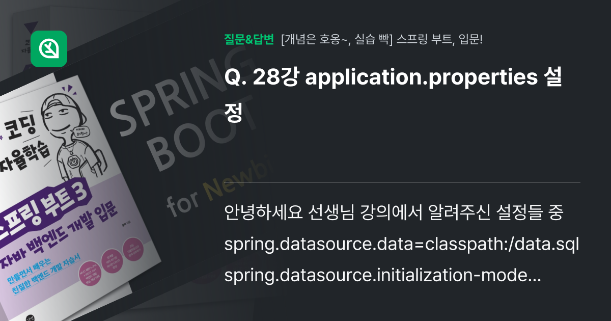 28 application properties 