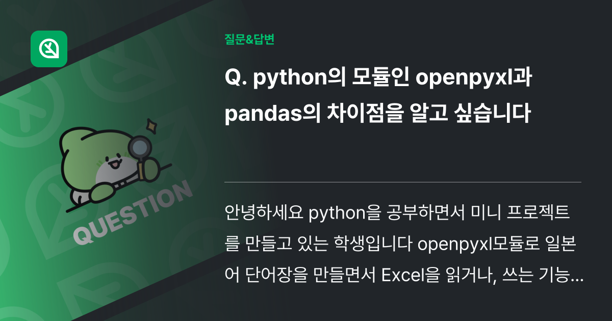 Python openpyxl pandas 