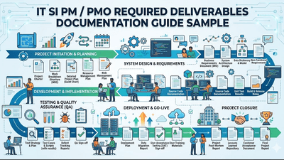 IT SI PM/PMO에 필요한 산출물 문서가이드 샘플