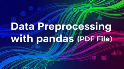 Pandas 데이터 전처리 A to Z(PDF)