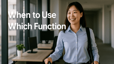 이럴 땐 이런 함수 – 엑셀 실무 필수 함수 활용법