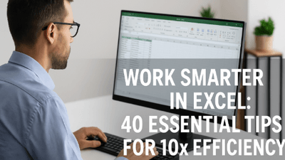 엑셀, 이제 즐기면서 하자: 10배 빨라지는 40가지 꿀팁