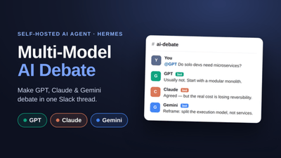 GPT·Claude·Gemini를 한 슬랙 스레드에서 토론시키기 (Hermes 멀티프로필)