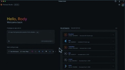 Firebase Studio를 이용한 Data Product 만들기