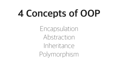 쉽게 이해하는 객체 지향과 4대 특성