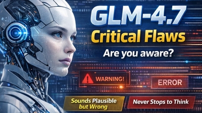 GLM-4.7 모델의 치명적인 단점 정리