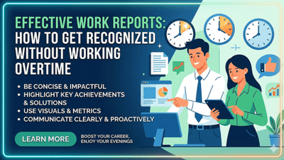 야근 안 하고 인정받는 업무 보고 방법