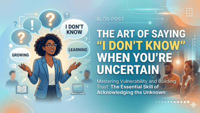 잘 모를 때 "모른다"고 말하는 기술