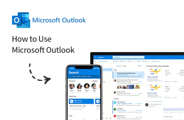 MS Outlookの使い方（デスクトップ/ウェブ/モバイル版） - 画面紹介、好み、便利な機能まで！ のサムネイル