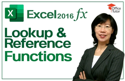 Easy-to-follow Excel 2016 Find/Reference Functions강의 썸네일