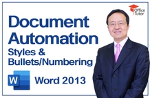 Hình thu nhỏ của Tự động hóa tài liệu bằng cách sử dụng kiểu và đánh số nhiều cấp trong Word 2013