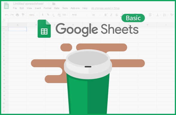 아메리카노 한 잔으로 듣는 구글시트 기초 썸네일