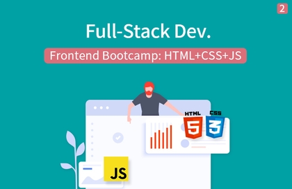 풀스택을 위한 탄탄한 프런트엔드 부트캠프 (HTML, CSS, 바닐라 자바스크립트 + ES6) [풀스택 Part2]강의 썸네일
