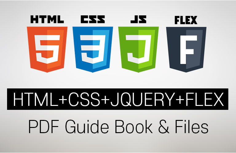 퍼블리싱 핵심이론 PDF 교재 및 예제파일(HTML+CSS+FLEX+JQUERY) 강의 이미지