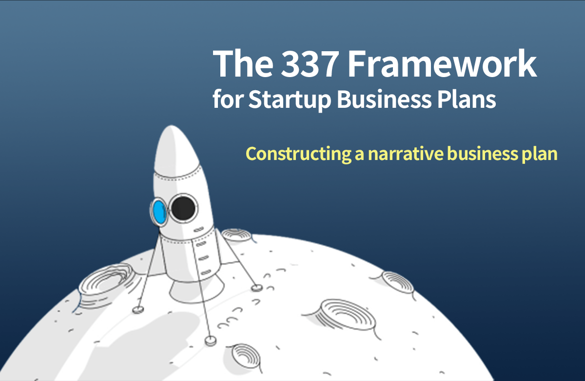 스타트업 사업계획서를 위한 337프레임웍