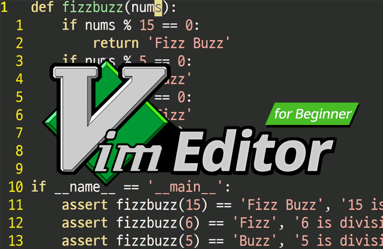 [김왼손의 왼손코딩] Vim 에디터는 처음입니다만: 개발자를 위한 Vim 에디터 기초