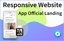 Responsive Website Portfolio (App Official Landing Website) thumbnail