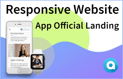 반응형 웹사이트 포트폴리오(App Official Landing Website)강의 썸네일
