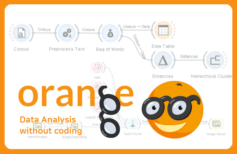 코딩이 필요 없는 데이터분석, 머신러닝 - 오렌지3(Orange3) 기초 강의 이미지