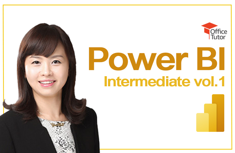 쉽고 빠르게 익히는 Power BI 심화 1 (시각화와 파워 쿼리) 강의 이미지