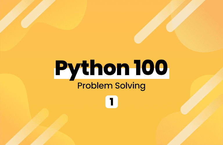 예제로 공부하는 Python 100 문제풀이 Part.1