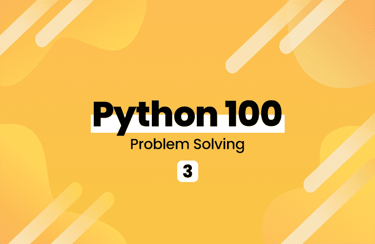 예제로 공부하는 Python 100 문제풀이 Part.3