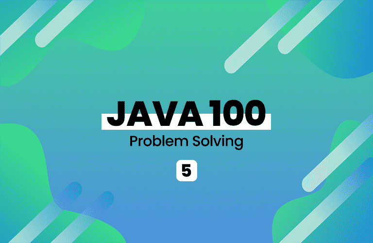 예제로 공부하는 Java 100 문제풀이 Part.5 강의 이미지