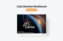 동영상으로 배우는 Catia Sketcher Workbench (Catia V5-6R2017) 썸네일