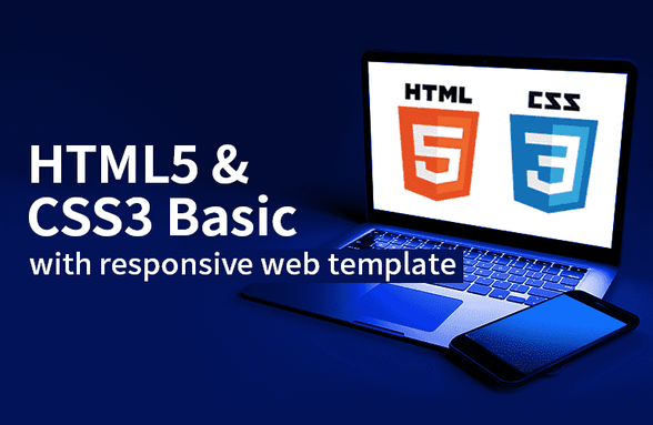 HTML5 CSS3 기초 & 반응형 웹 템플릿 만들기!썸네일