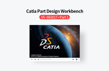 동영상으로 배우는 Catia Part Design Workbench(Catia V5-6R2017), Part 1 썸네일