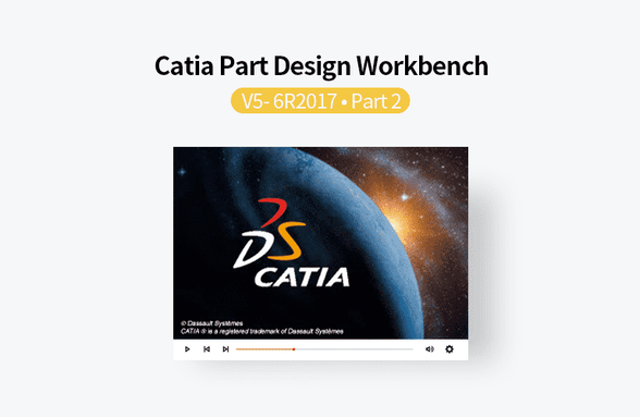 동영상으로 배우는 Catia Part Design Workbench(Catia V5-6R2017), Part 2썸네일