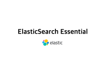 ElasticSearch Essential 썸네일