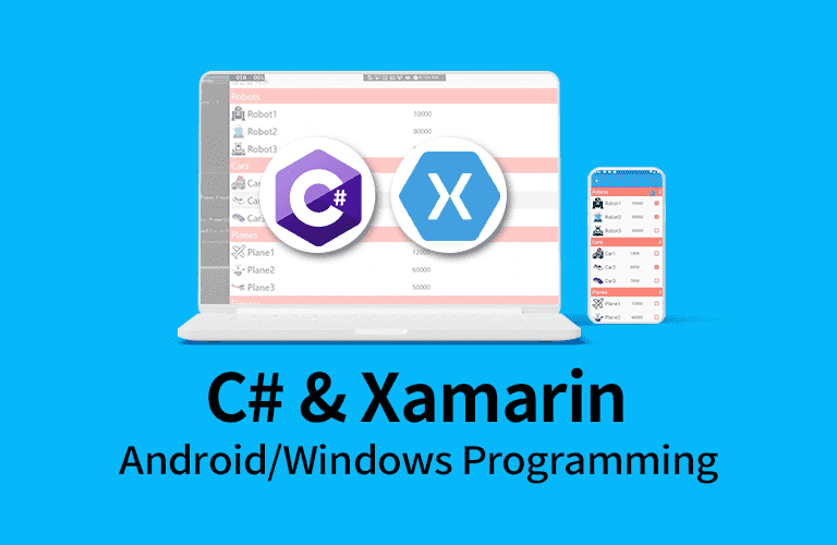 C# 입문부터 Xamarin Forms(자마린 폼즈) + Maui(마우이) 안드로이드, 윈도우 앱(UWP) 동시에 만들기