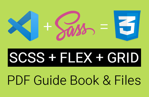 SCSS(SASS) FLEX GRID 핵심이론(PDF) 교재 및 활용예제강의 썸네일