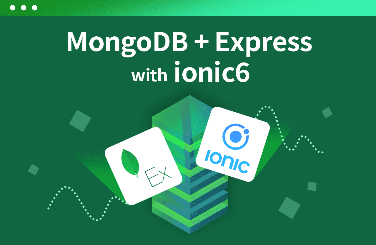 몽고DB + node express + ionic6 연동