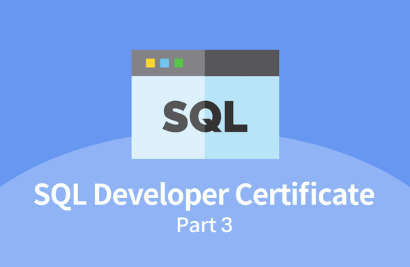 SQL 개발자 (SQLD) 자격증 따기 Part.3썸네일