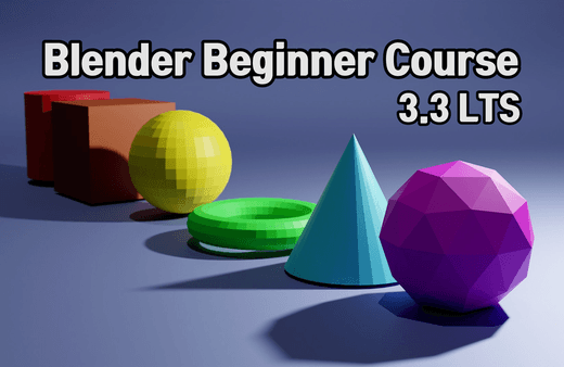 블렌더 진짜 초보자를 위한 강의 (Blender 3.3 LTS)강의 썸네일