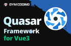 퀘이사(Quasar) 완벽 마스터: Vue 프론트 웹을 빠르게 만들고 싶다면! (Based Vue3) 썸네일