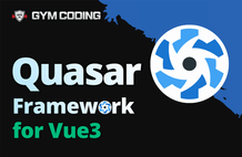 퀘이사(Quasar) 완벽 마스터: Vue 프론트 웹을 빠르게 만들고 싶다면! (Based Vue3) 썸네일