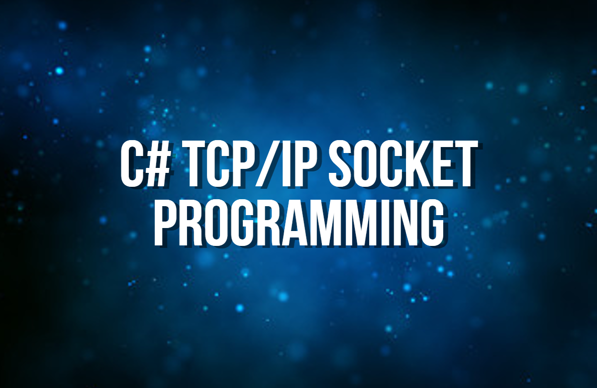 C# TCP/IP 소켓 프로그래밍