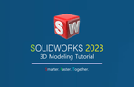 Thumbnail image of the Solidworks 2023 3D모델링 동영상강좌 1부