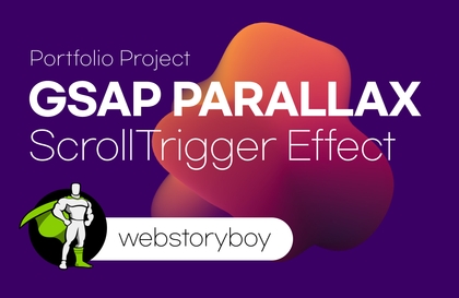 당신의 창의적인 웹을 만들어보세요: Parallax ScrollTrigger 마스터 클래스강의 썸네일