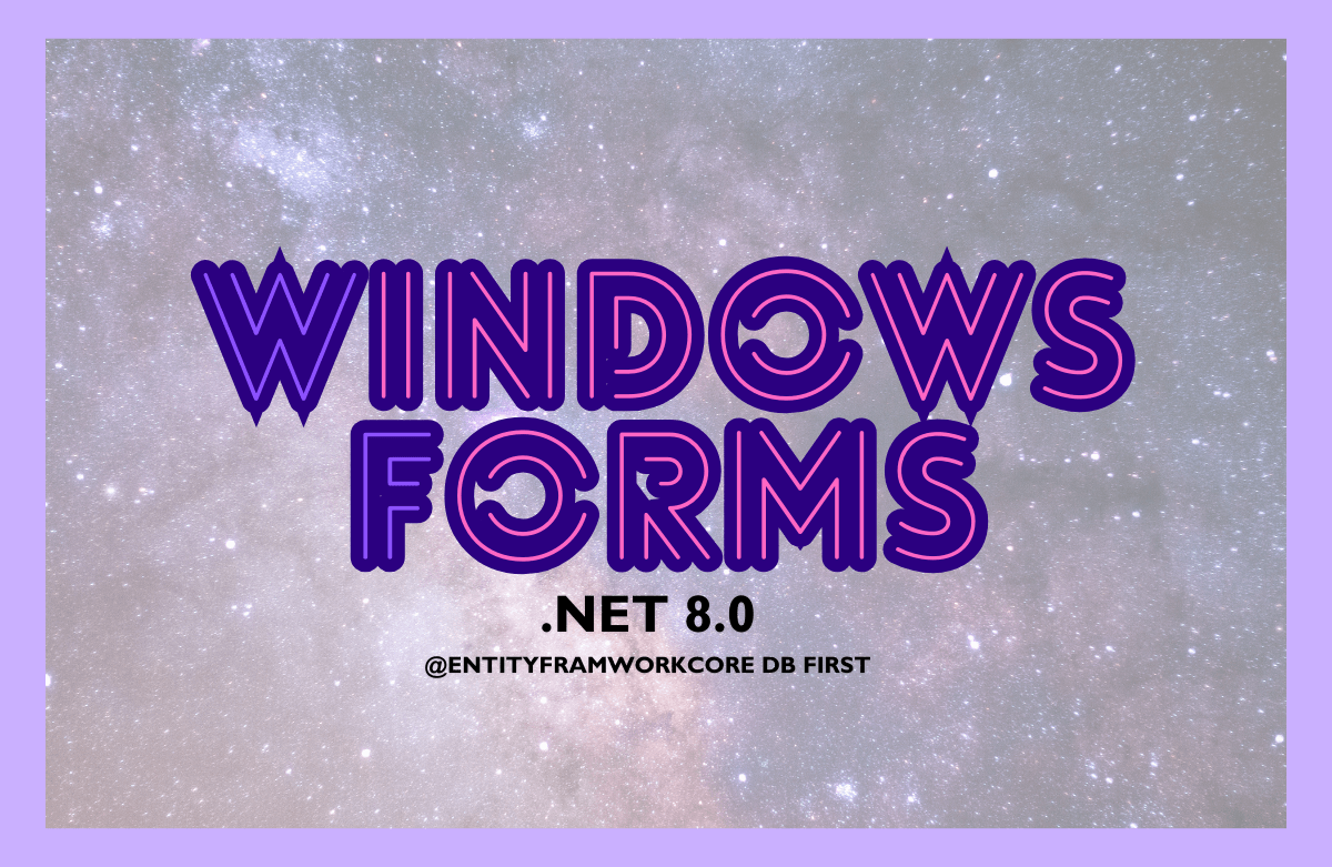 [C#/.NET 8.0]어서와, WinForm은 처음이지?