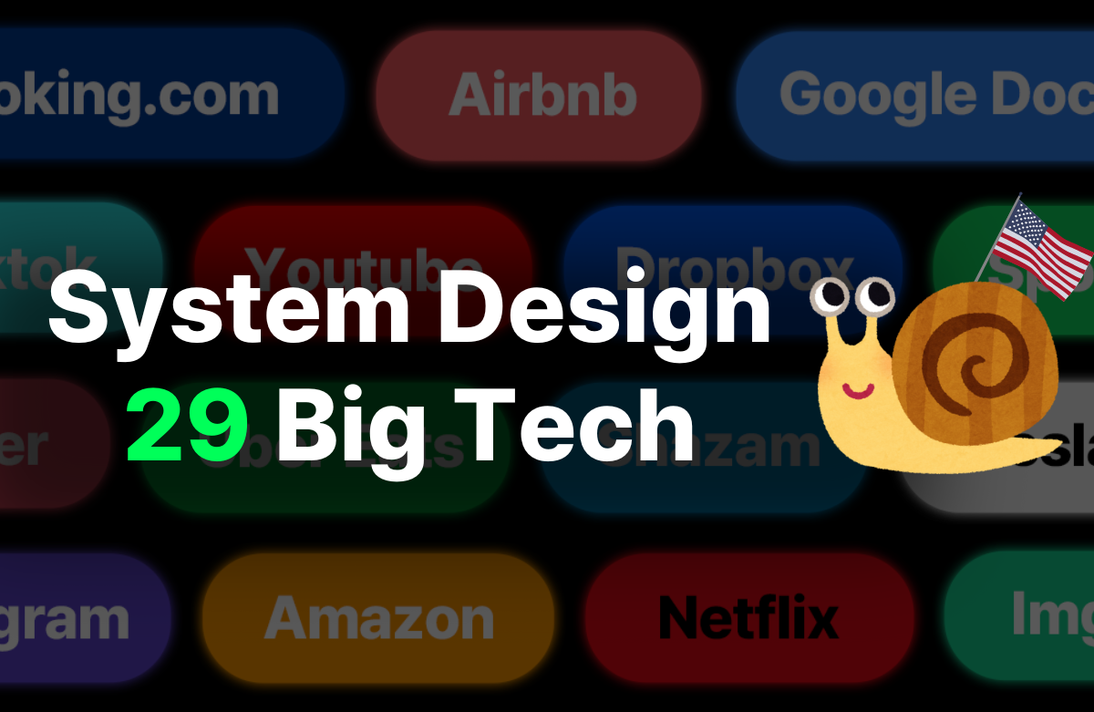 미국 빅테크 29개의 실습으로 배우는 시스템 디자인 설계