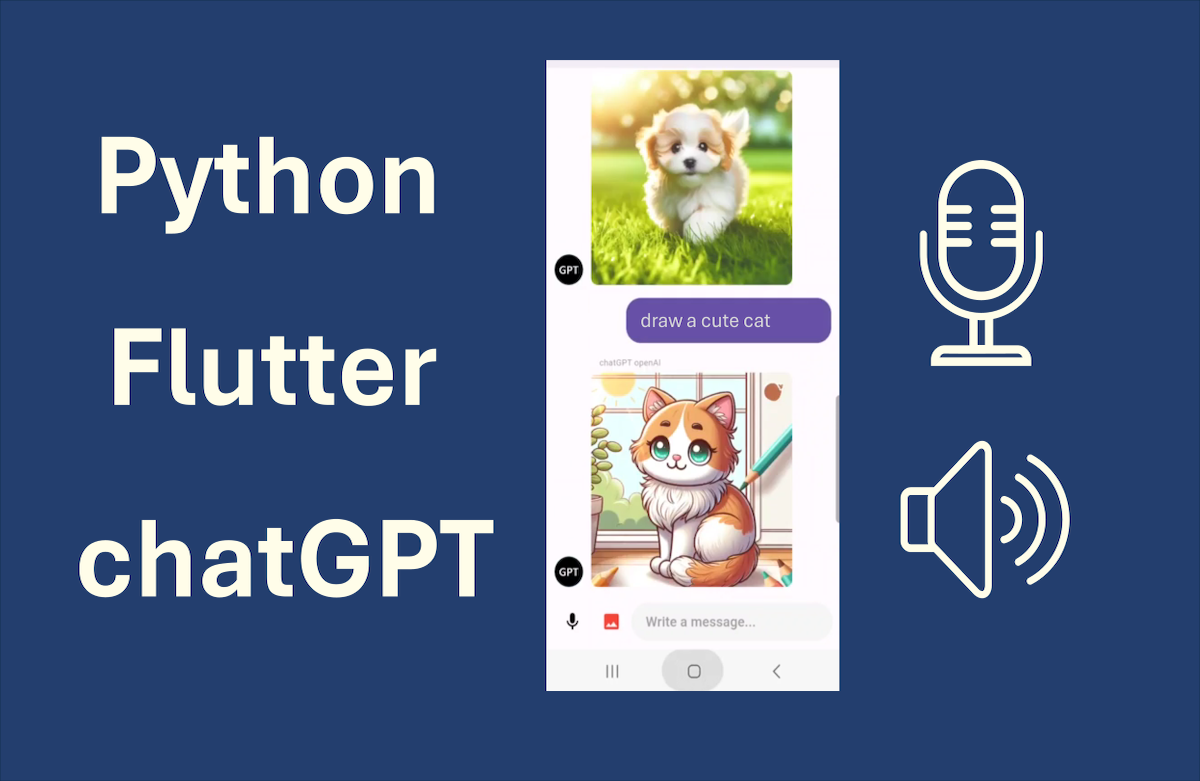 [Python 초보] Flutter로 만드는 ChatGPT 음성번역앱