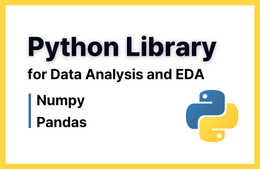 데이터 분석 및 EDA를 위한 파이썬 라이브러리강의 썸네일