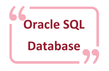 오라클 SQL 데이터베이스