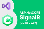 Thumbnail image of the SignalR + ASP.NET Core [+MAUI +WPF +JWT]