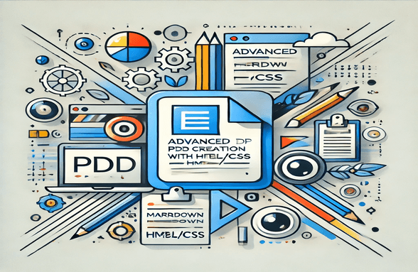 Advanced PDF creation using Markdown and HTML/CSS thumbnail