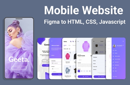 모바일 웹 제작 입문: Figma 디자인 완벽 구현하기 with Javascript강의 썸네일